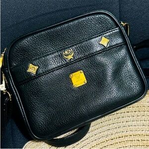 MCM Leather Camera Bag Authentic